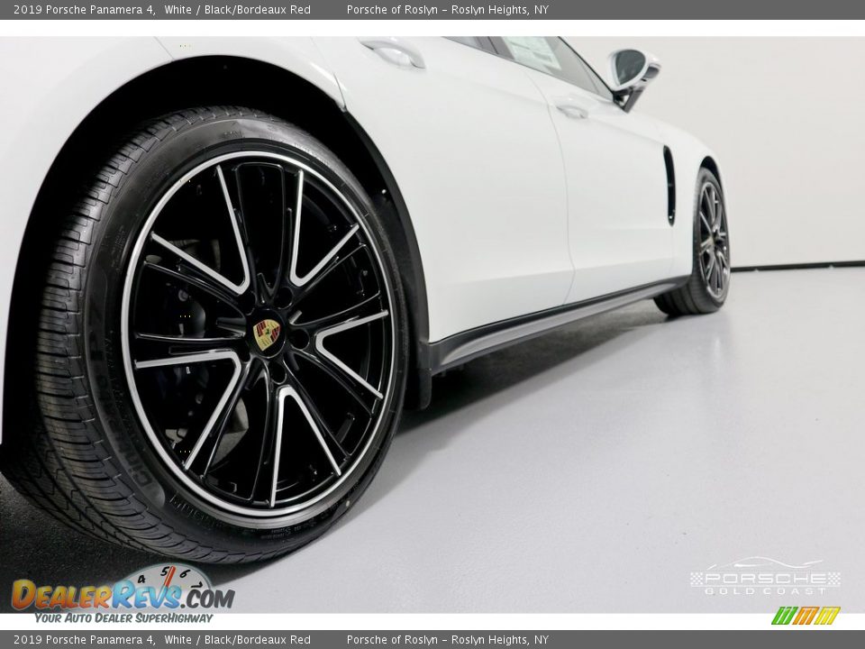 2019 Porsche Panamera 4 White / Black/Bordeaux Red Photo #11