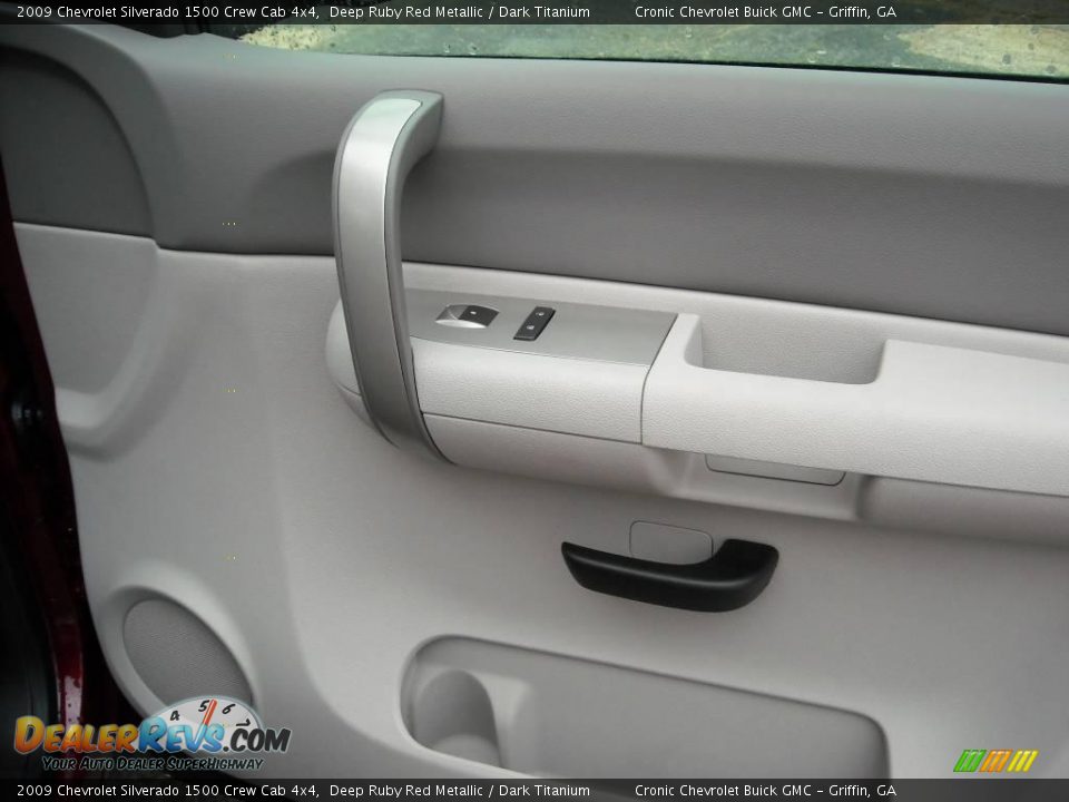 2009 Chevrolet Silverado 1500 Crew Cab 4x4 Deep Ruby Red Metallic / Dark Titanium Photo #21