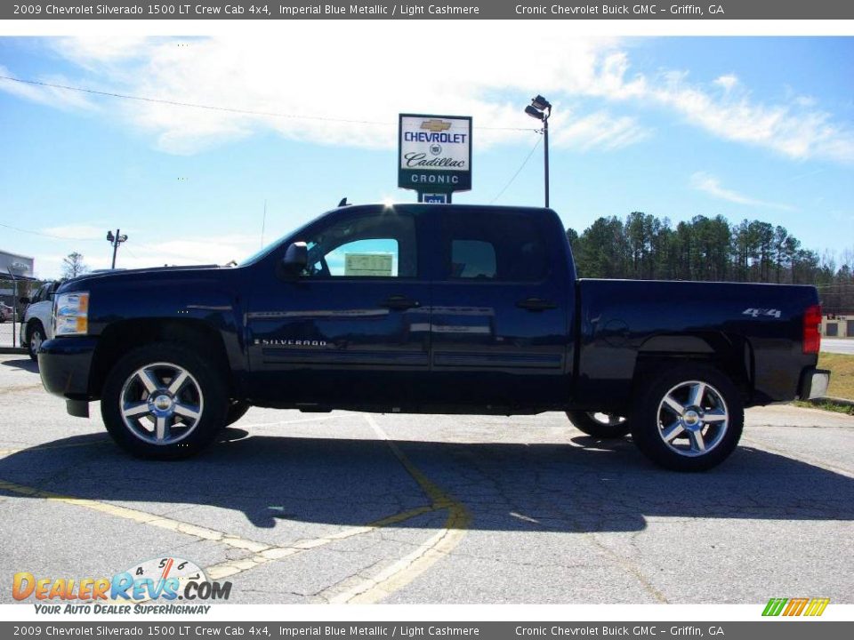 2009 Chevrolet Silverado 1500 LT Crew Cab 4x4 Imperial Blue Metallic / Light Cashmere Photo #1