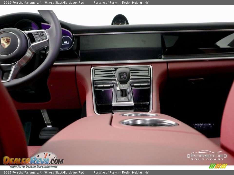 2019 Porsche Panamera 4 White / Black/Bordeaux Red Photo #15