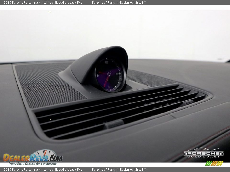2019 Porsche Panamera 4 White / Black/Bordeaux Red Photo #19