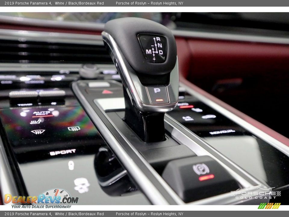 2019 Porsche Panamera 4 White / Black/Bordeaux Red Photo #21