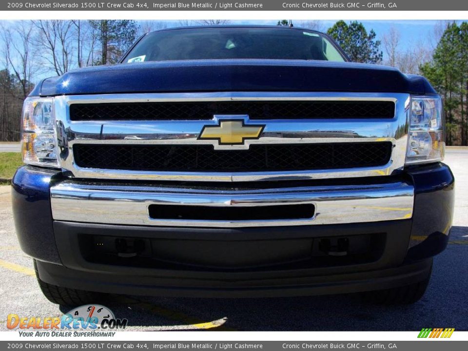 2009 Chevrolet Silverado 1500 LT Crew Cab 4x4 Imperial Blue Metallic / Light Cashmere Photo #3