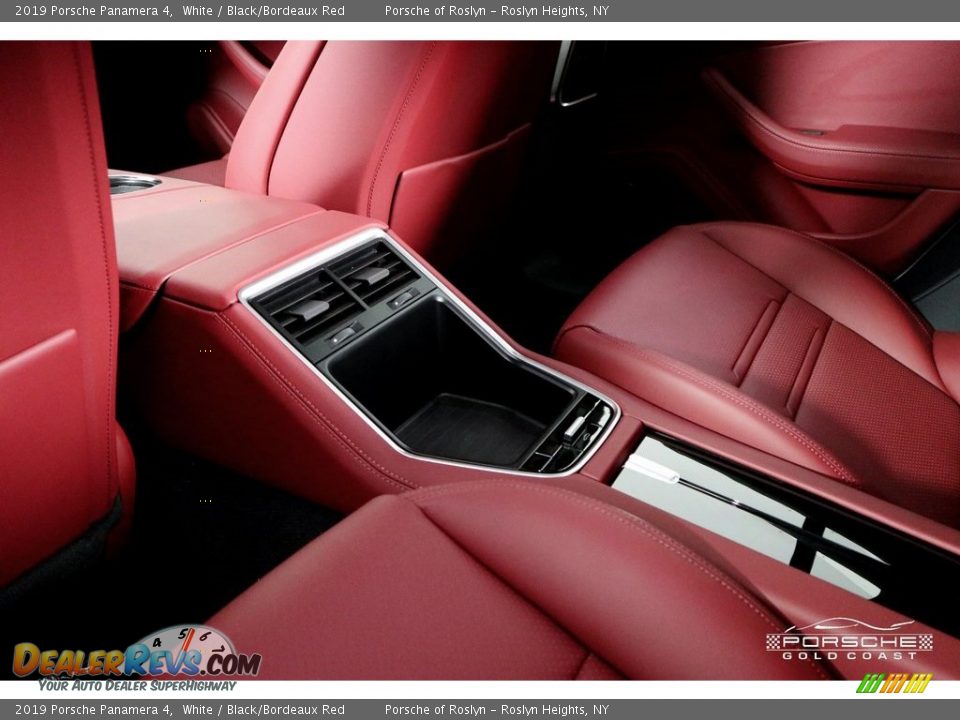 2019 Porsche Panamera 4 White / Black/Bordeaux Red Photo #24