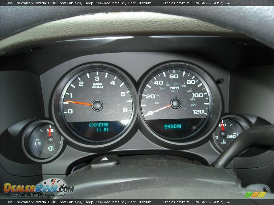 2009 Chevrolet Silverado 1500 Crew Cab 4x4 Deep Ruby Red Metallic / Dark Titanium Photo #26