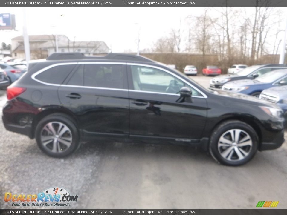 2018 Subaru Outback 2.5i Limited Crystal Black Silica / Ivory Photo #3