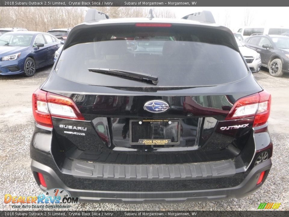 2018 Subaru Outback 2.5i Limited Crystal Black Silica / Ivory Photo #5