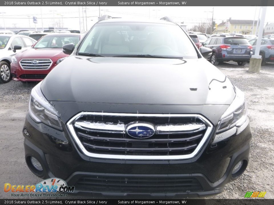 2018 Subaru Outback 2.5i Limited Crystal Black Silica / Ivory Photo #9