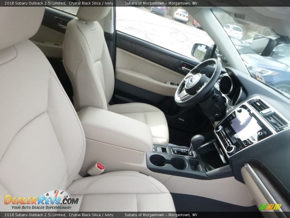 2018 Subaru Outback 2.5i Limited Crystal Black Silica / Ivory Photo #10