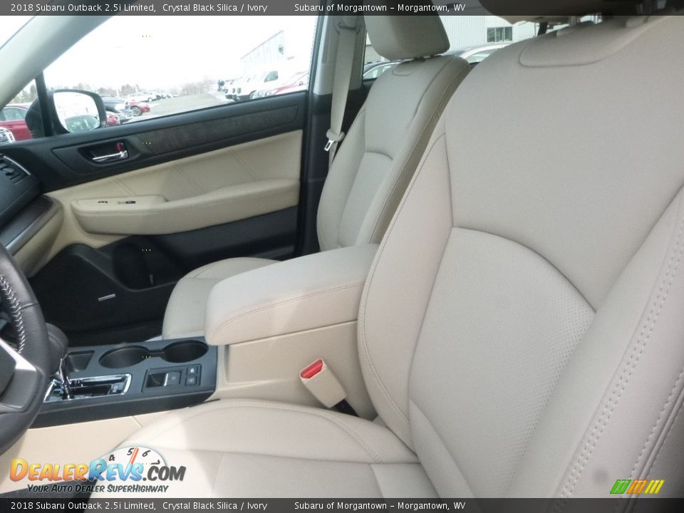 2018 Subaru Outback 2.5i Limited Crystal Black Silica / Ivory Photo #15