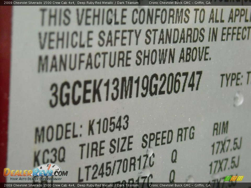 2009 Chevrolet Silverado 1500 Crew Cab 4x4 Deep Ruby Red Metallic / Dark Titanium Photo #30
