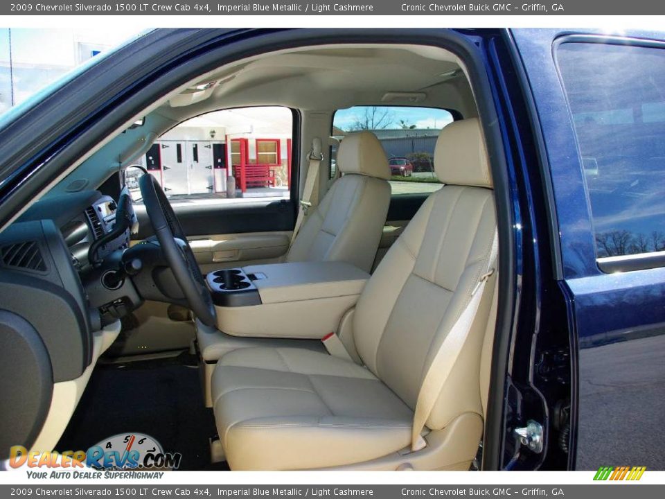 2009 Chevrolet Silverado 1500 LT Crew Cab 4x4 Imperial Blue Metallic / Light Cashmere Photo #11