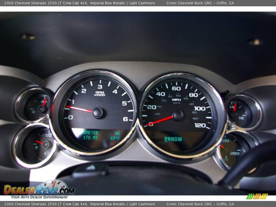 2009 Chevrolet Silverado 1500 LT Crew Cab 4x4 Imperial Blue Metallic / Light Cashmere Photo #19