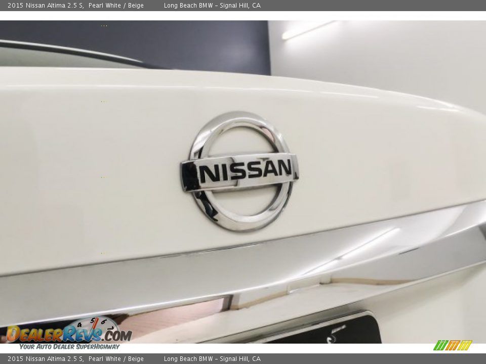 2015 Nissan Altima 2.5 S Pearl White / Beige Photo #25