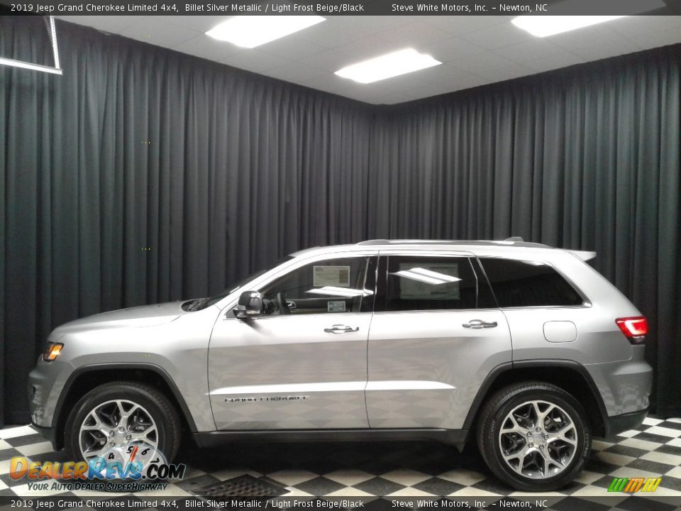 2019 Jeep Grand Cherokee Limited 4x4 Billet Silver Metallic / Light Frost Beige/Black Photo #1