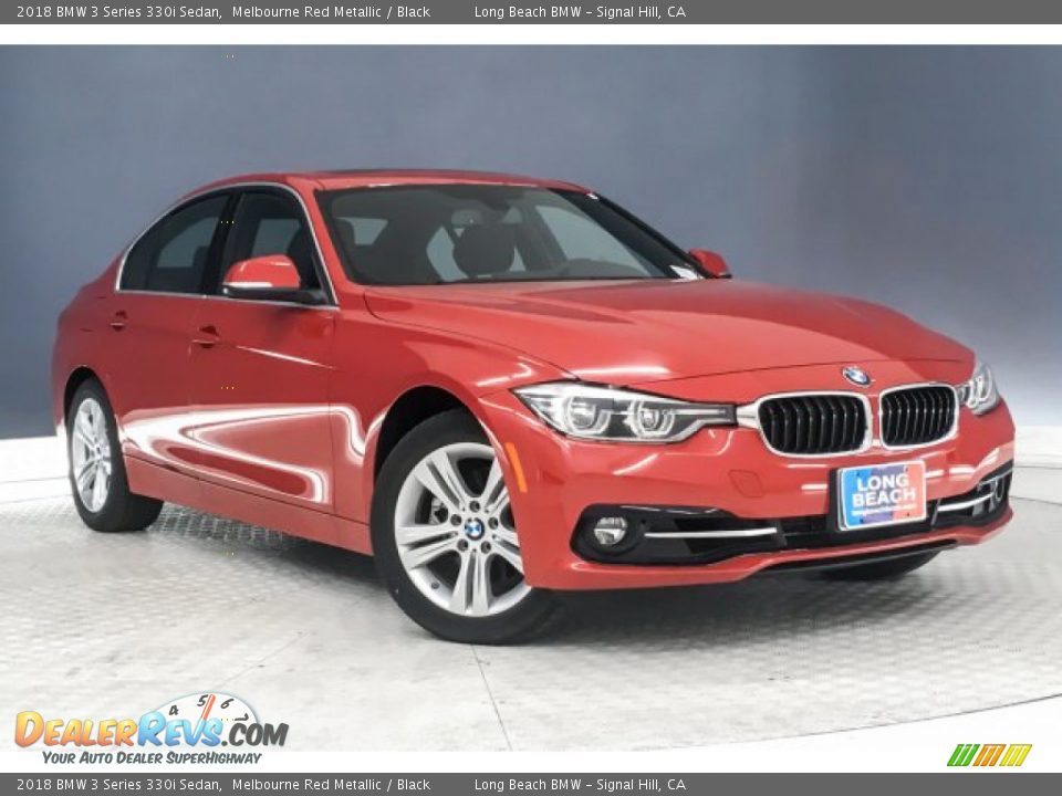 2018 BMW 3 Series 330i Sedan Melbourne Red Metallic / Black Photo #12