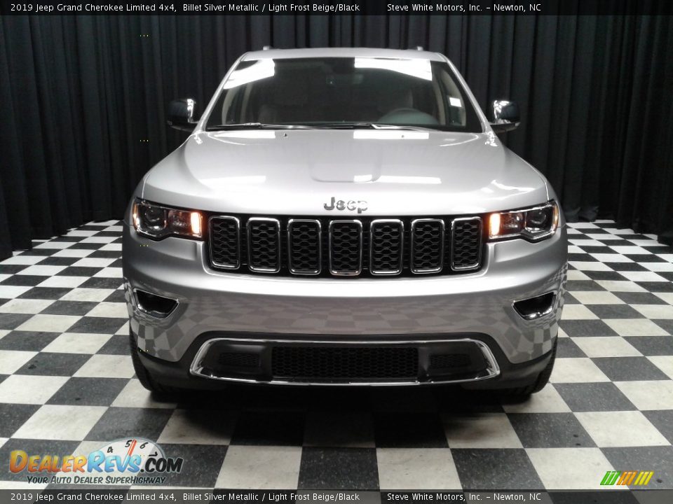 2019 Jeep Grand Cherokee Limited 4x4 Billet Silver Metallic / Light Frost Beige/Black Photo #3