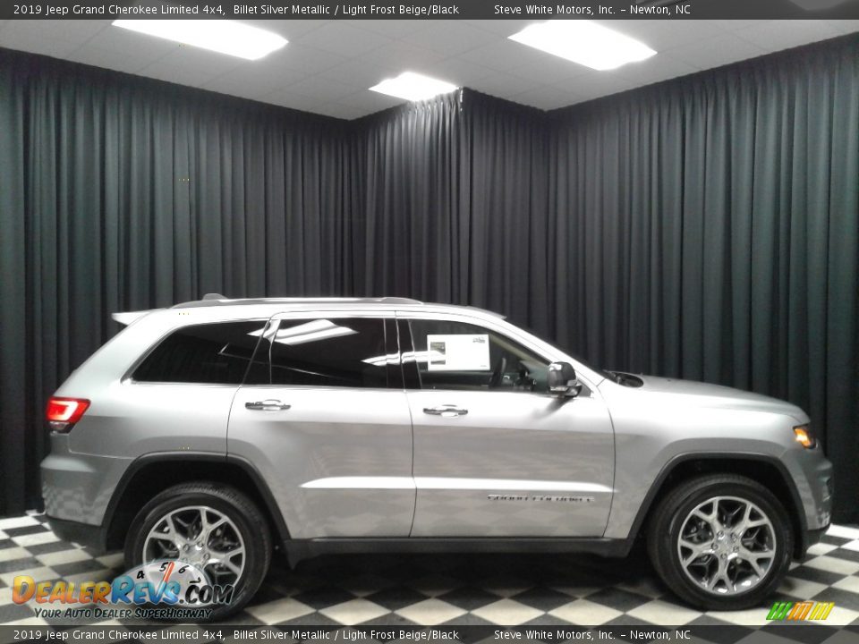 2019 Jeep Grand Cherokee Limited 4x4 Billet Silver Metallic / Light Frost Beige/Black Photo #5