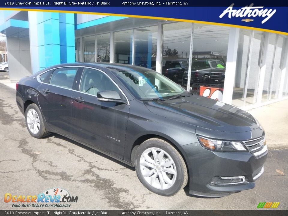 2019 Chevrolet Impala LT Nightfall Gray Metallic / Jet Black Photo #1