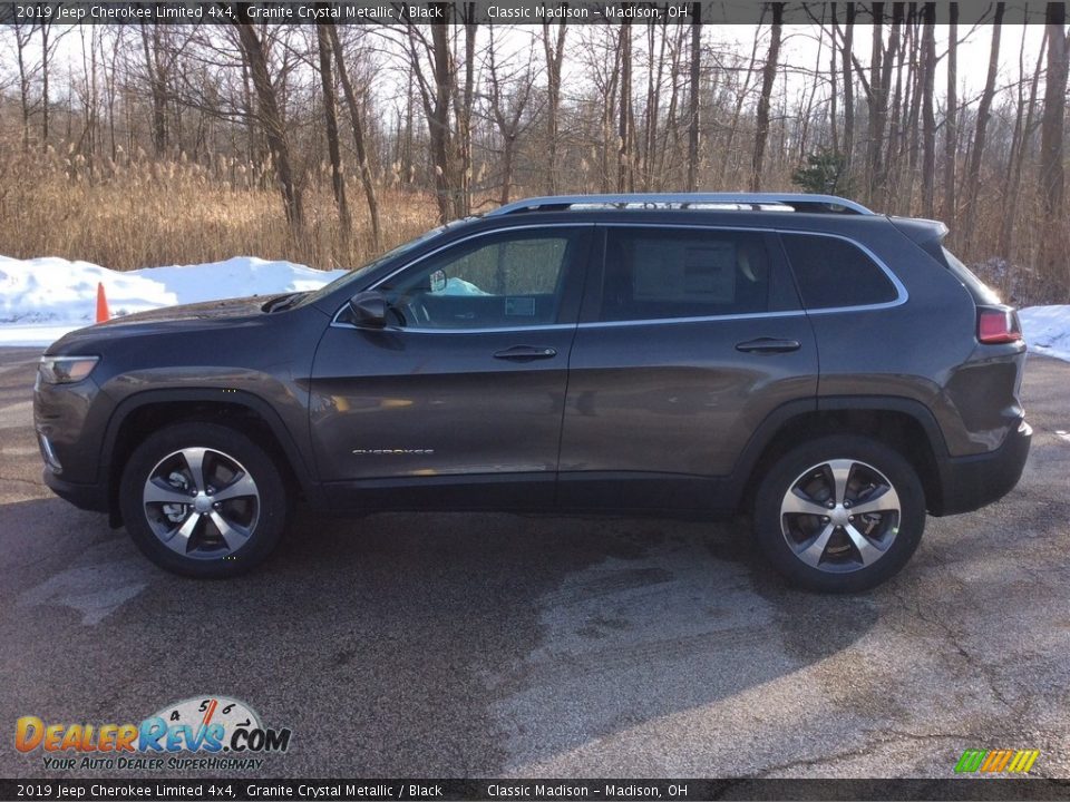 2019 Jeep Cherokee Limited 4x4 Granite Crystal Metallic / Black Photo #3