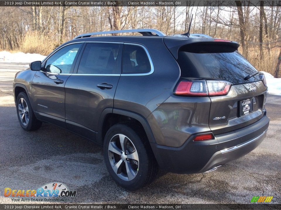 2019 Jeep Cherokee Limited 4x4 Granite Crystal Metallic / Black Photo #4