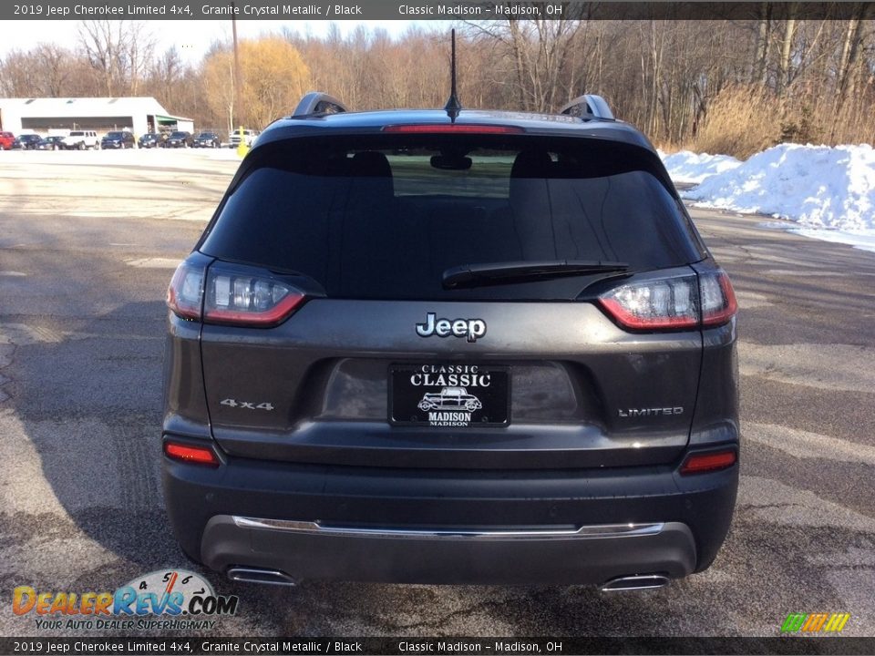 2019 Jeep Cherokee Limited 4x4 Granite Crystal Metallic / Black Photo #5