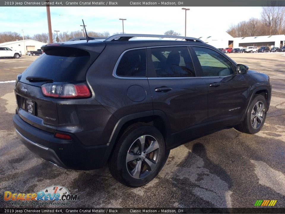 2019 Jeep Cherokee Limited 4x4 Granite Crystal Metallic / Black Photo #6