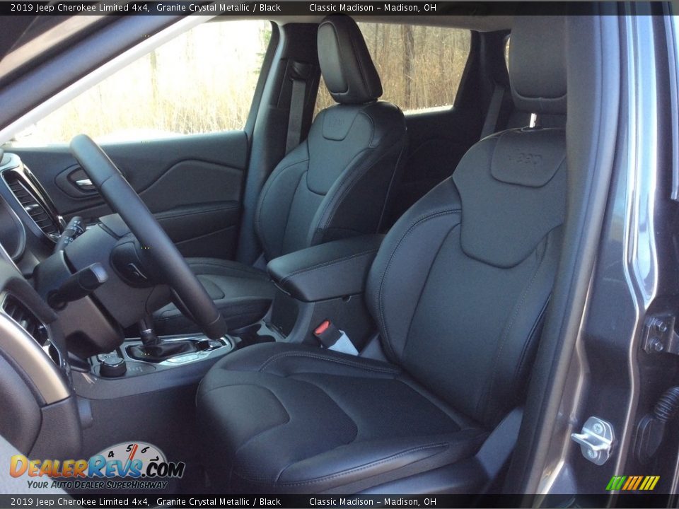 2019 Jeep Cherokee Limited 4x4 Granite Crystal Metallic / Black Photo #10