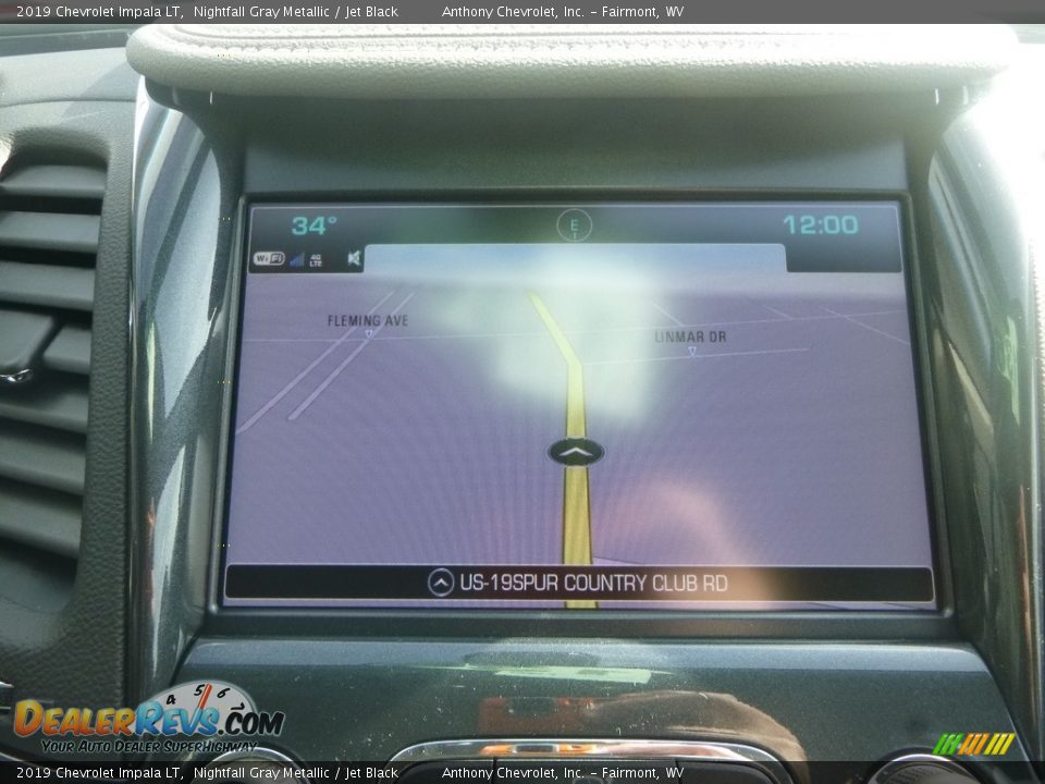 2019 Chevrolet Impala LT Nightfall Gray Metallic / Jet Black Photo #15