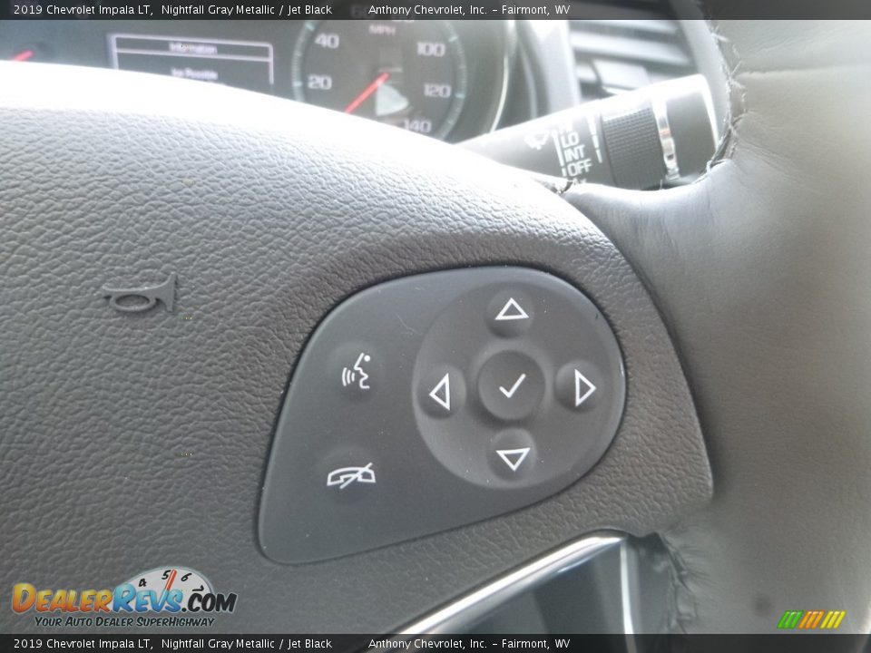 2019 Chevrolet Impala LT Nightfall Gray Metallic / Jet Black Photo #19