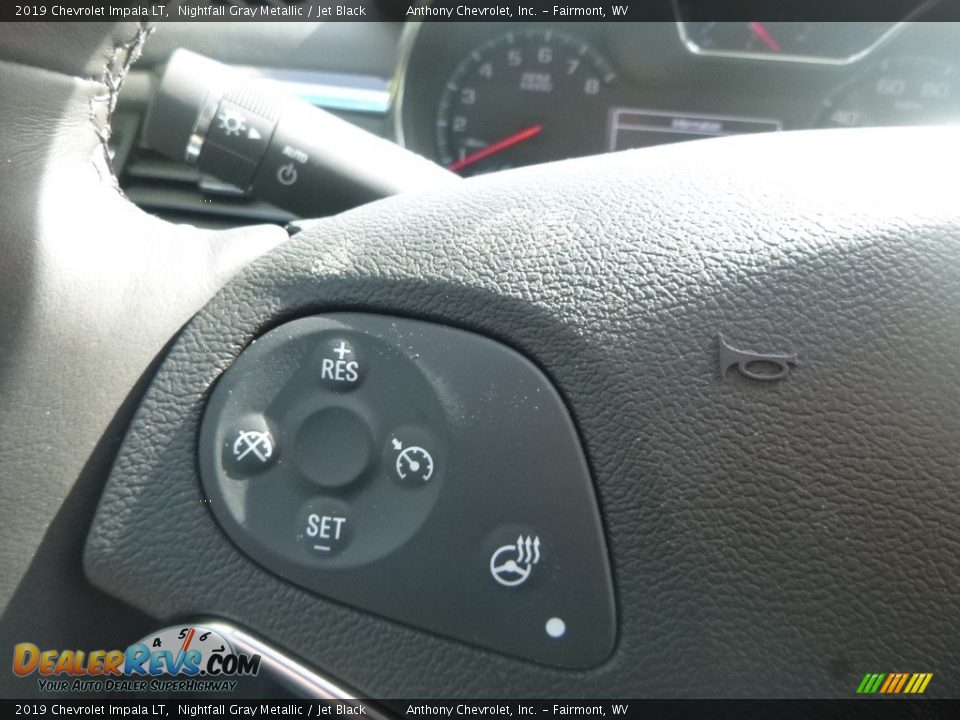 2019 Chevrolet Impala LT Nightfall Gray Metallic / Jet Black Photo #20