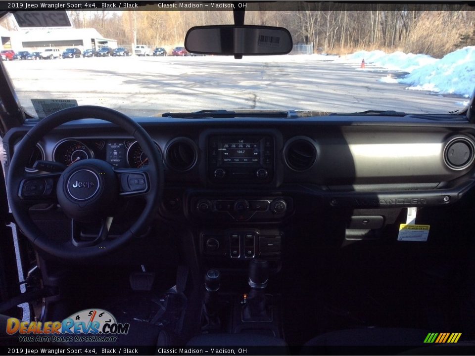 2019 Jeep Wrangler Sport 4x4 Black / Black Photo #11