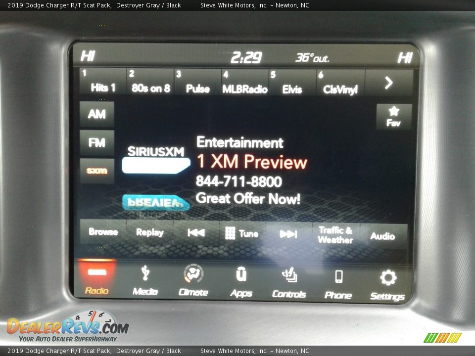 2019 Dodge Charger R/T Scat Pack Destroyer Gray / Black Photo #21