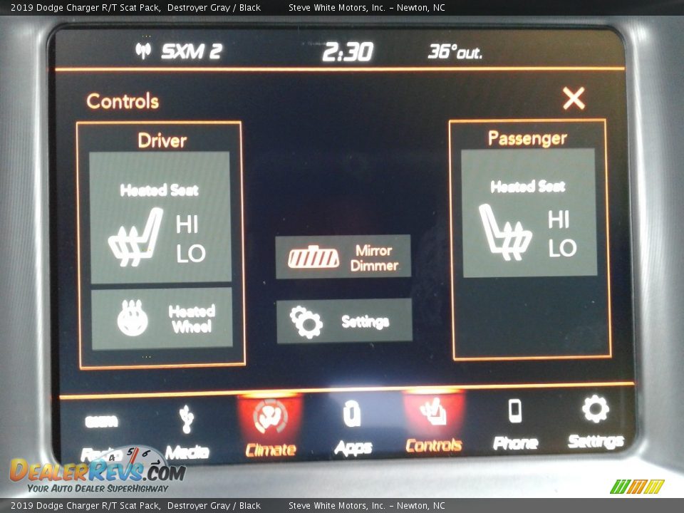 2019 Dodge Charger R/T Scat Pack Destroyer Gray / Black Photo #24