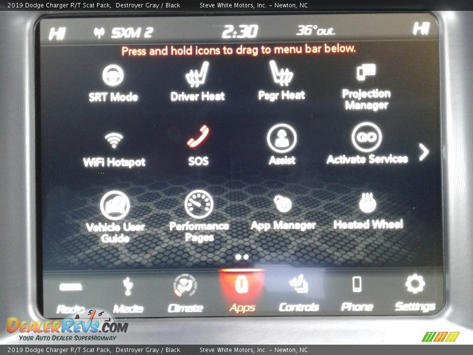 2019 Dodge Charger R/T Scat Pack Destroyer Gray / Black Photo #25