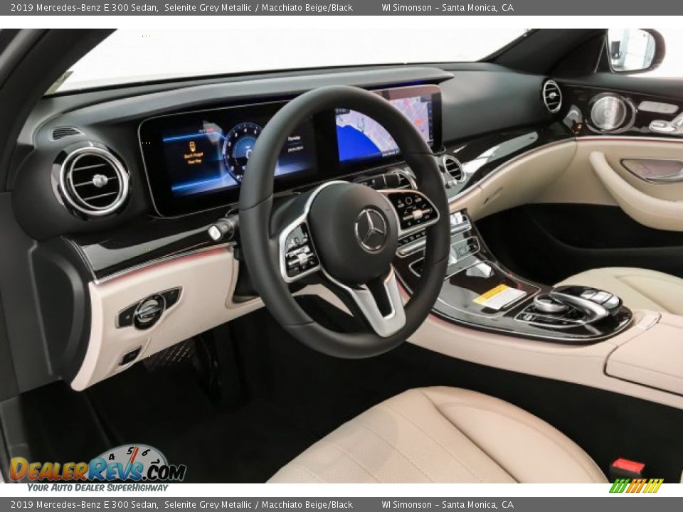 2019 Mercedes-Benz E 300 Sedan Selenite Grey Metallic / Macchiato Beige/Black Photo #4