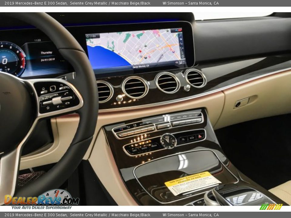2019 Mercedes-Benz E 300 Sedan Selenite Grey Metallic / Macchiato Beige/Black Photo #6