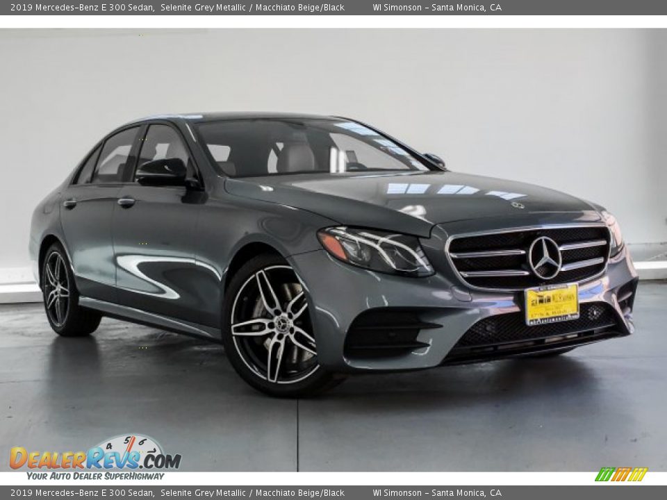 2019 Mercedes-Benz E 300 Sedan Selenite Grey Metallic / Macchiato Beige/Black Photo #12