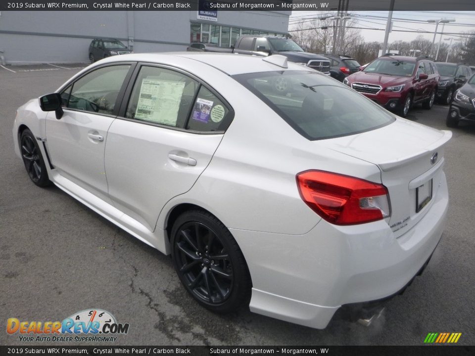 2019 Subaru WRX Premium Crystal White Pearl / Carbon Black Photo #6