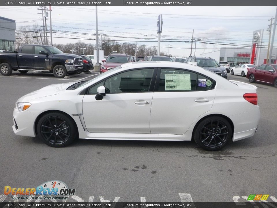 2019 Subaru WRX Premium Crystal White Pearl / Carbon Black Photo #7