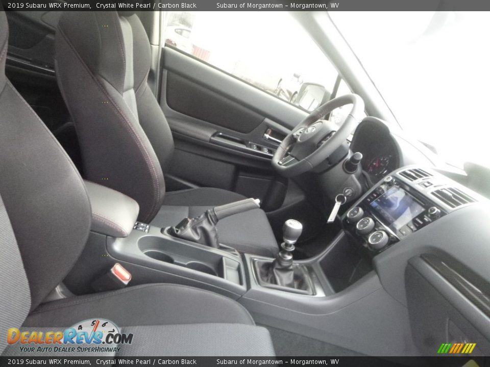 2019 Subaru WRX Premium Crystal White Pearl / Carbon Black Photo #11