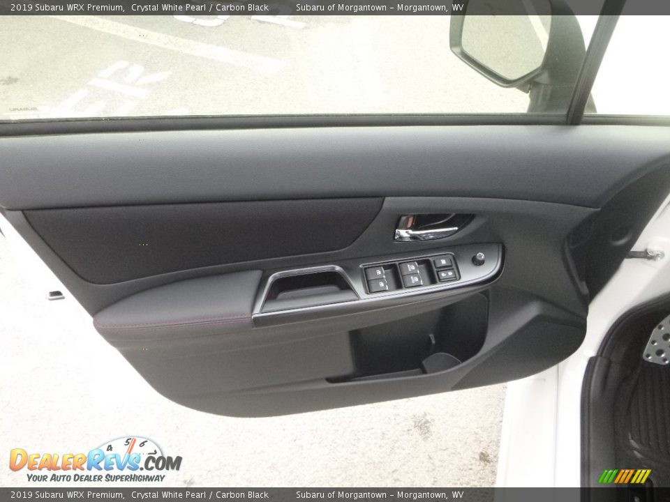 2019 Subaru WRX Premium Crystal White Pearl / Carbon Black Photo #12