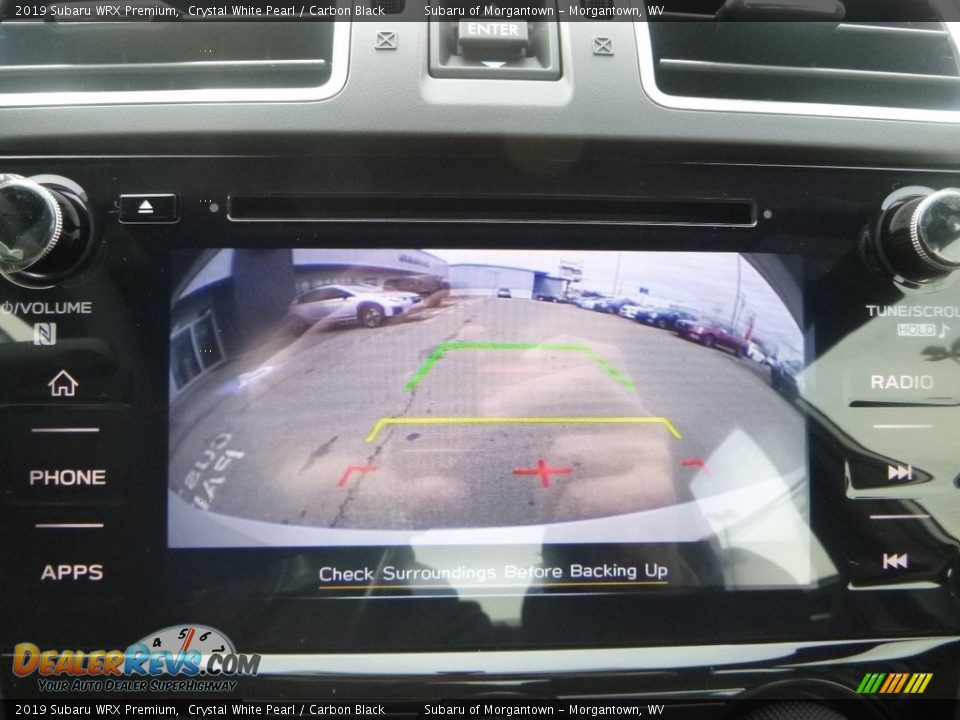 2019 Subaru WRX Premium Crystal White Pearl / Carbon Black Photo #17