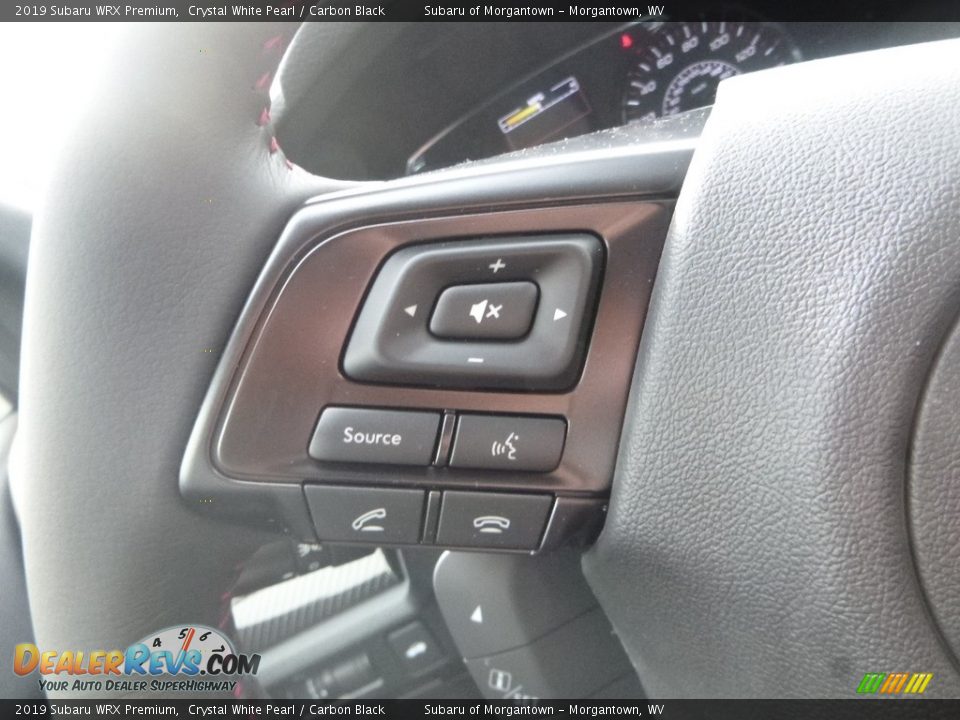2019 Subaru WRX Premium Crystal White Pearl / Carbon Black Photo #19