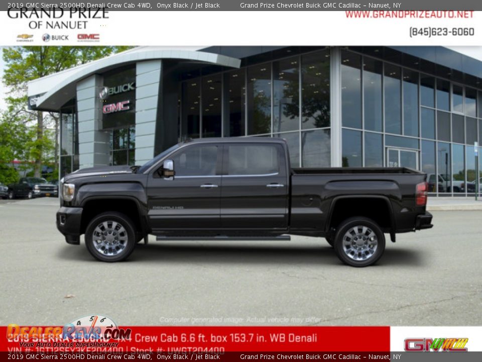 2019 GMC Sierra 2500HD Denali Crew Cab 4WD Onyx Black / Jet Black Photo #2
