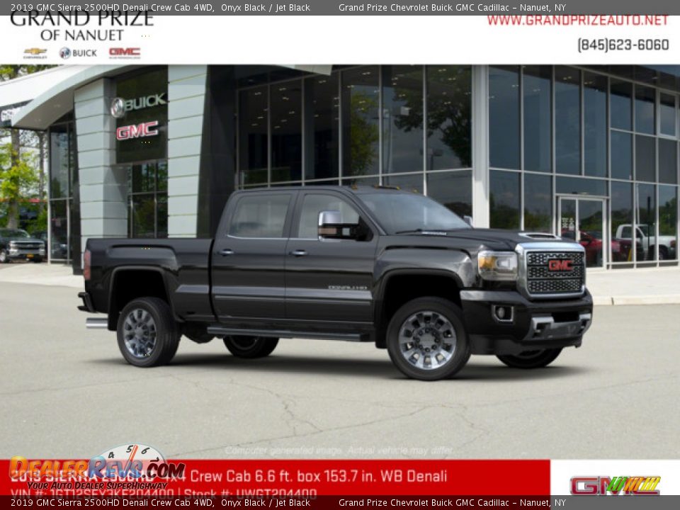 2019 GMC Sierra 2500HD Denali Crew Cab 4WD Onyx Black / Jet Black Photo #4