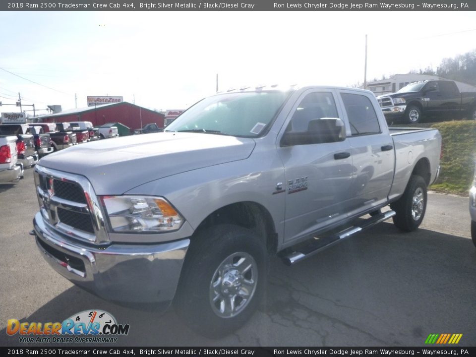 2018 Ram 2500 Tradesman Crew Cab 4x4 Bright Silver Metallic / Black/Diesel Gray Photo #1