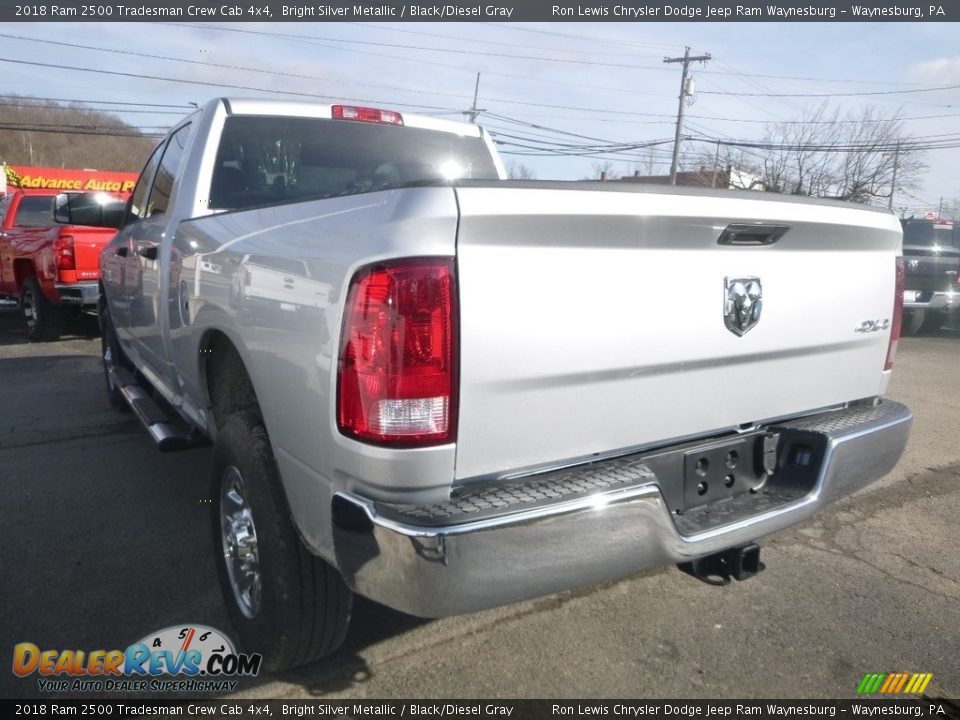 2018 Ram 2500 Tradesman Crew Cab 4x4 Bright Silver Metallic / Black/Diesel Gray Photo #2