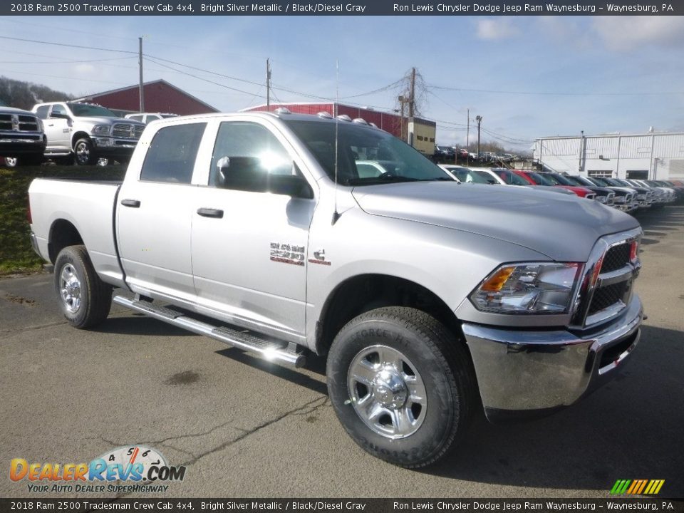 2018 Ram 2500 Tradesman Crew Cab 4x4 Bright Silver Metallic / Black/Diesel Gray Photo #6