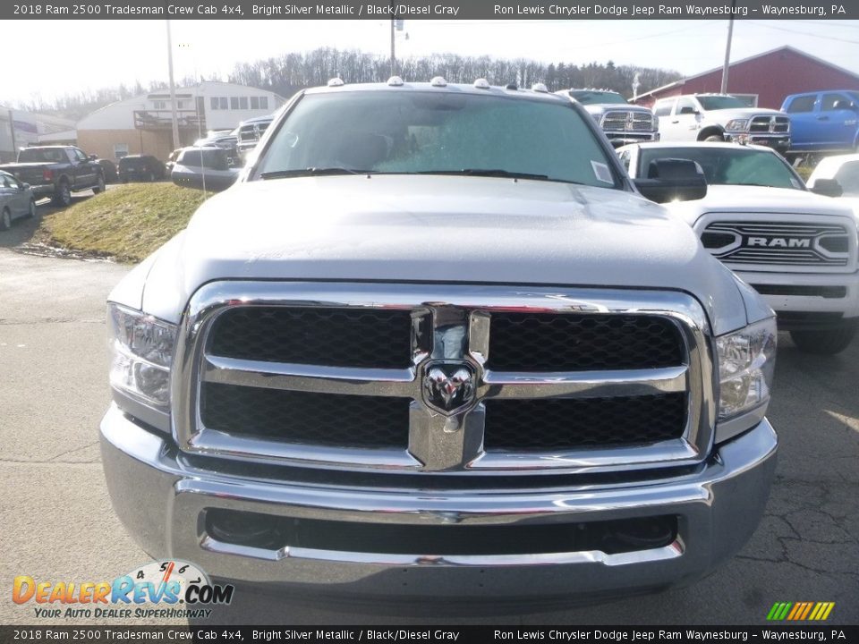 2018 Ram 2500 Tradesman Crew Cab 4x4 Bright Silver Metallic / Black/Diesel Gray Photo #7